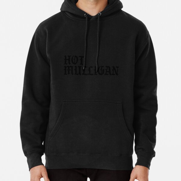 Hot Mulligan - Gothic Band Logo Sticker Pullover Hoodie RB0712 product Offical hotmulligan Merch