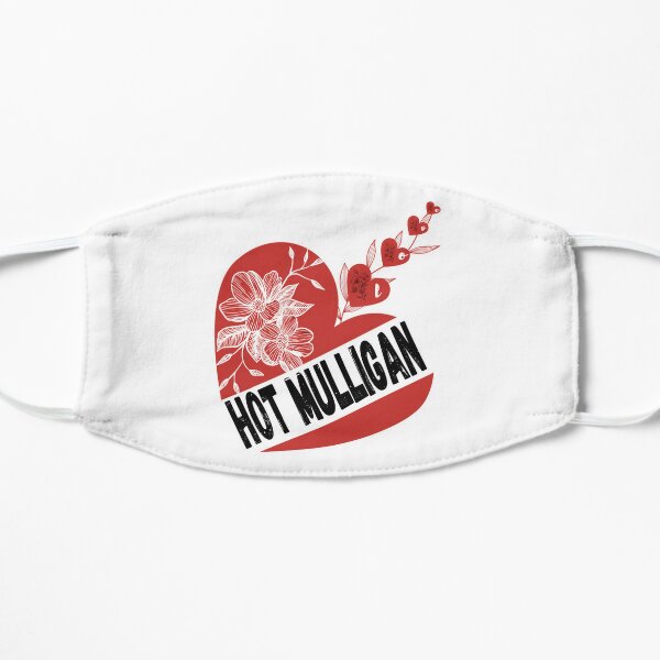 I Love Hot Mulligan     Flat Mask RB0712 product Offical hotmulligan Merch